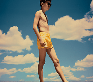 image vintage jeune garçon