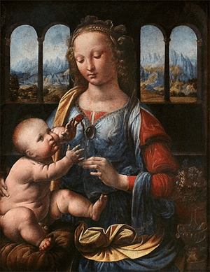 Madone à l'Oeillet - Léonard de Vinci