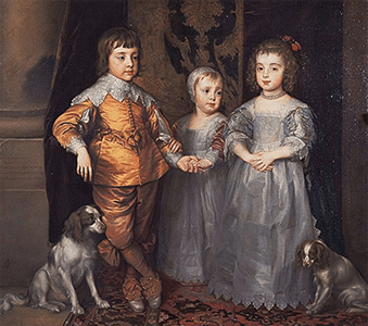 Les trois enfants aînés du roi Charles Ier - Van Dyck