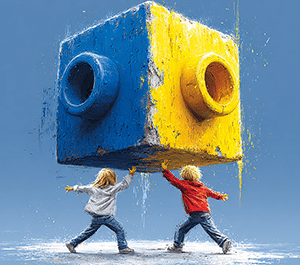 symbolique de la brique Lego