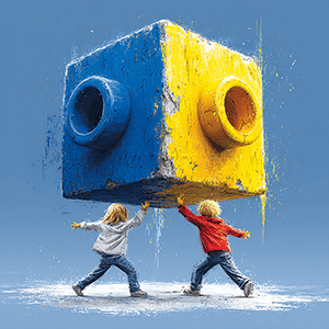 symbolique de la brique Lego