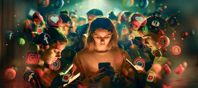 symbolique médias sociaux