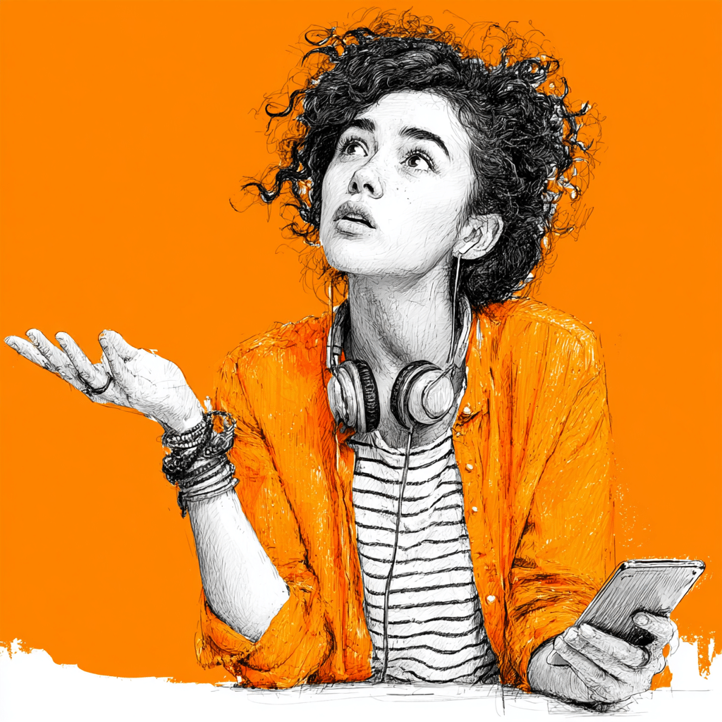 présentatrice ennuyeuse