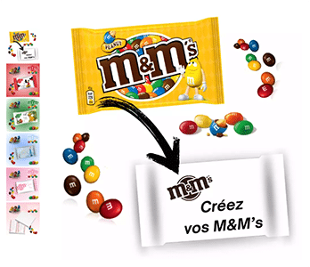 M&Ms personnalisables