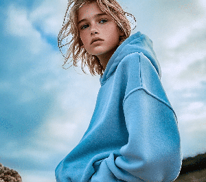 Jeune éphèbe aux cheveux blonds légèrement mouillés