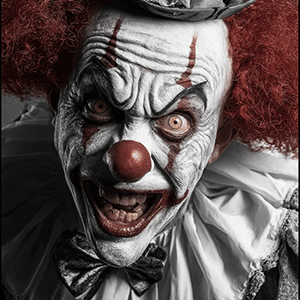 clown effrayant